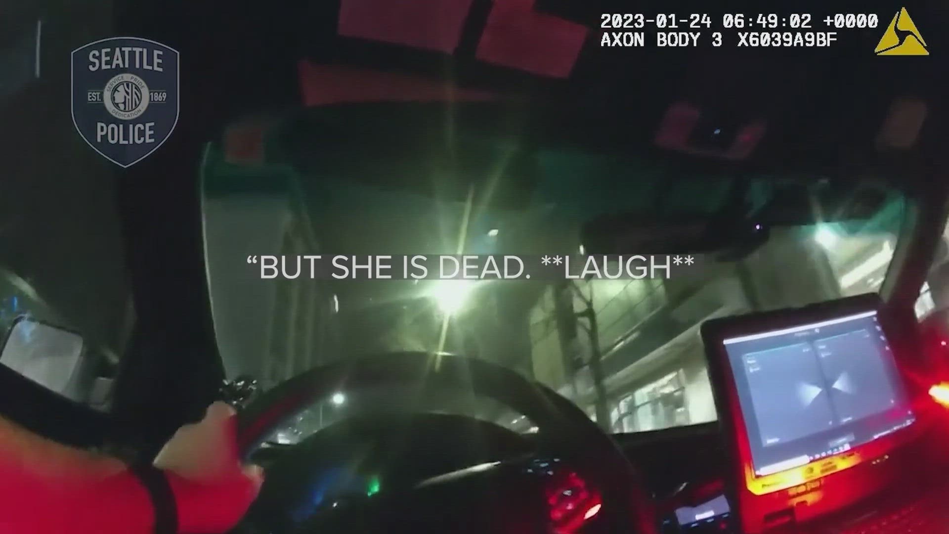 Bodycam Footage SPD Officer Heard Laughing About Woman Being Hit