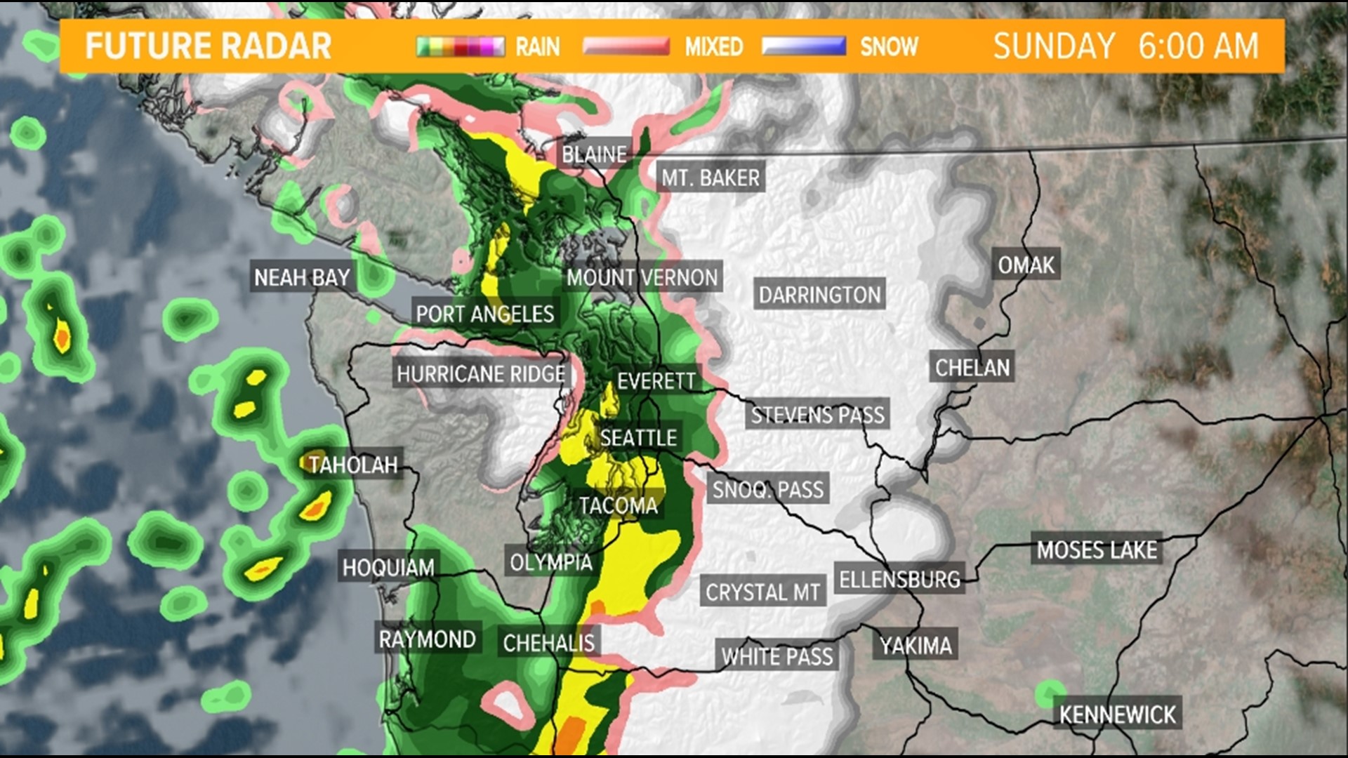 Tracking The Next Storm System In Western Washington Timeline King