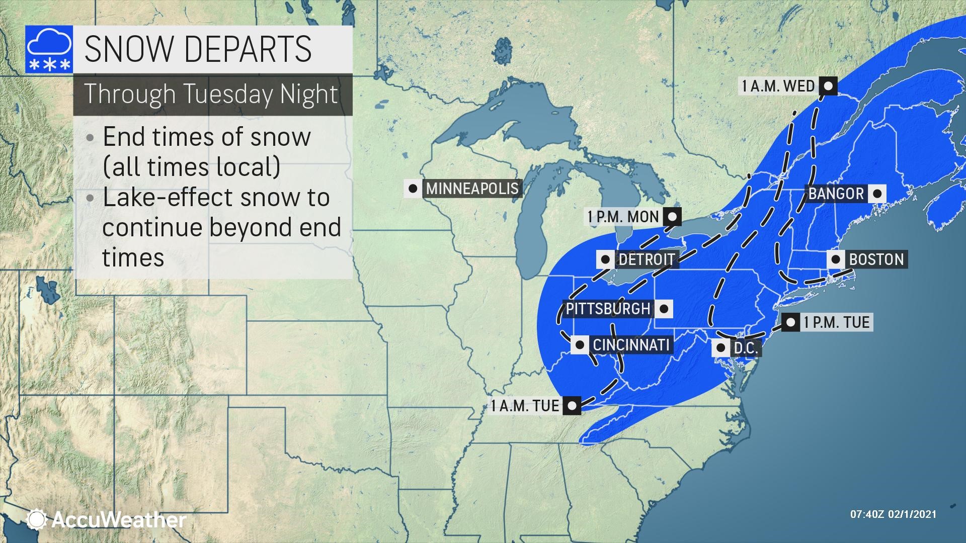 Blizzard conditions possible in the Northeast as nor'easter bears down ...