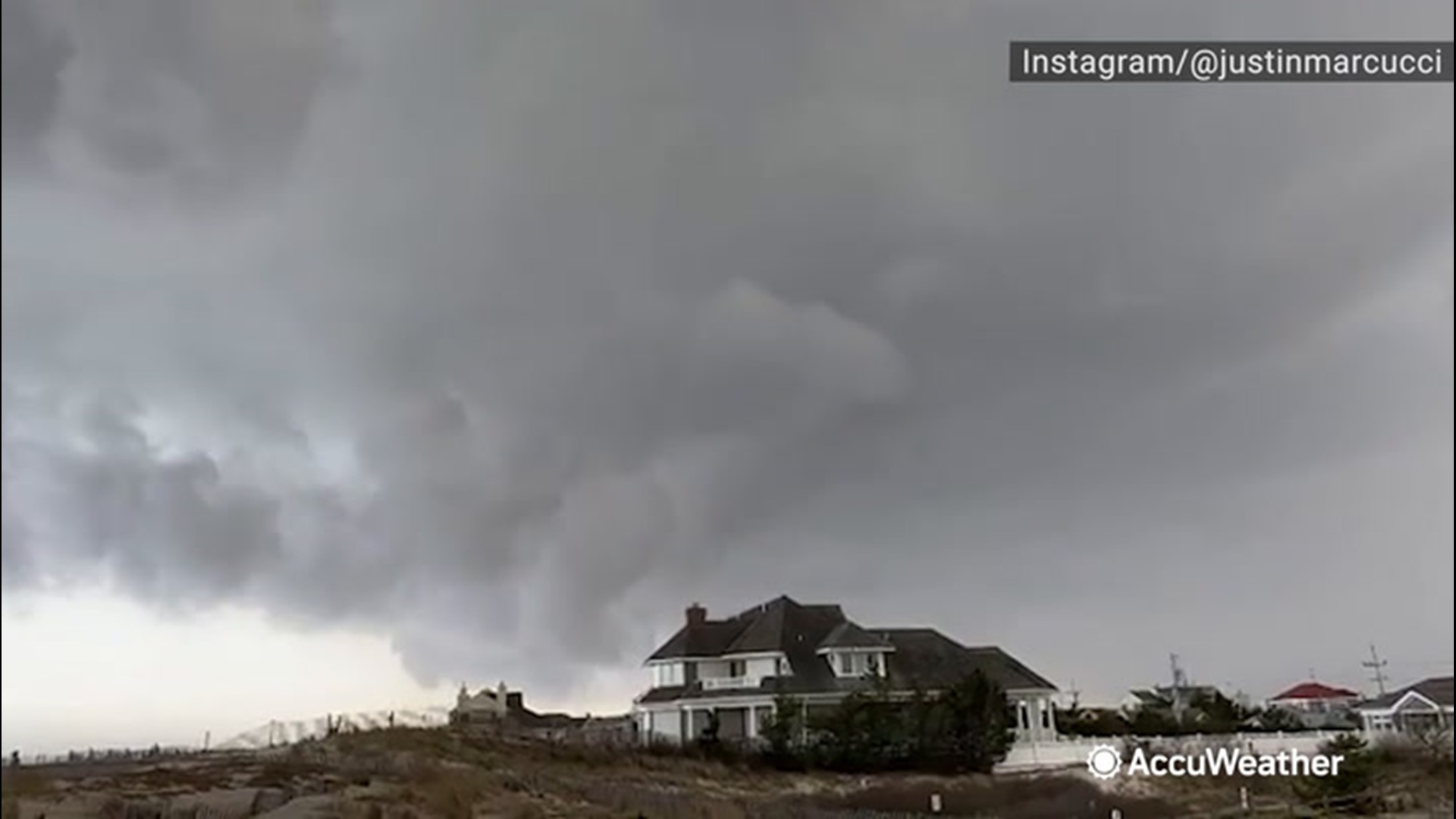 Wow! Clouds from storm put on epic show along coast