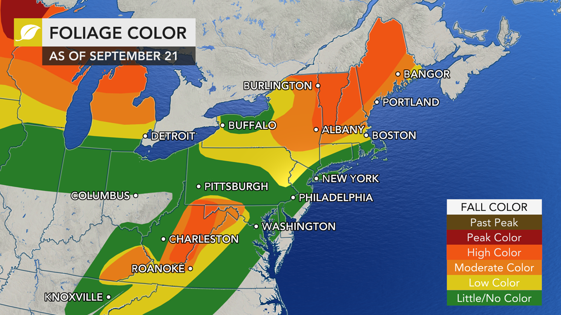 Canada Fall Foliage Map 2020 How To Enjoy Fall Colors In 2020 | King5.Com