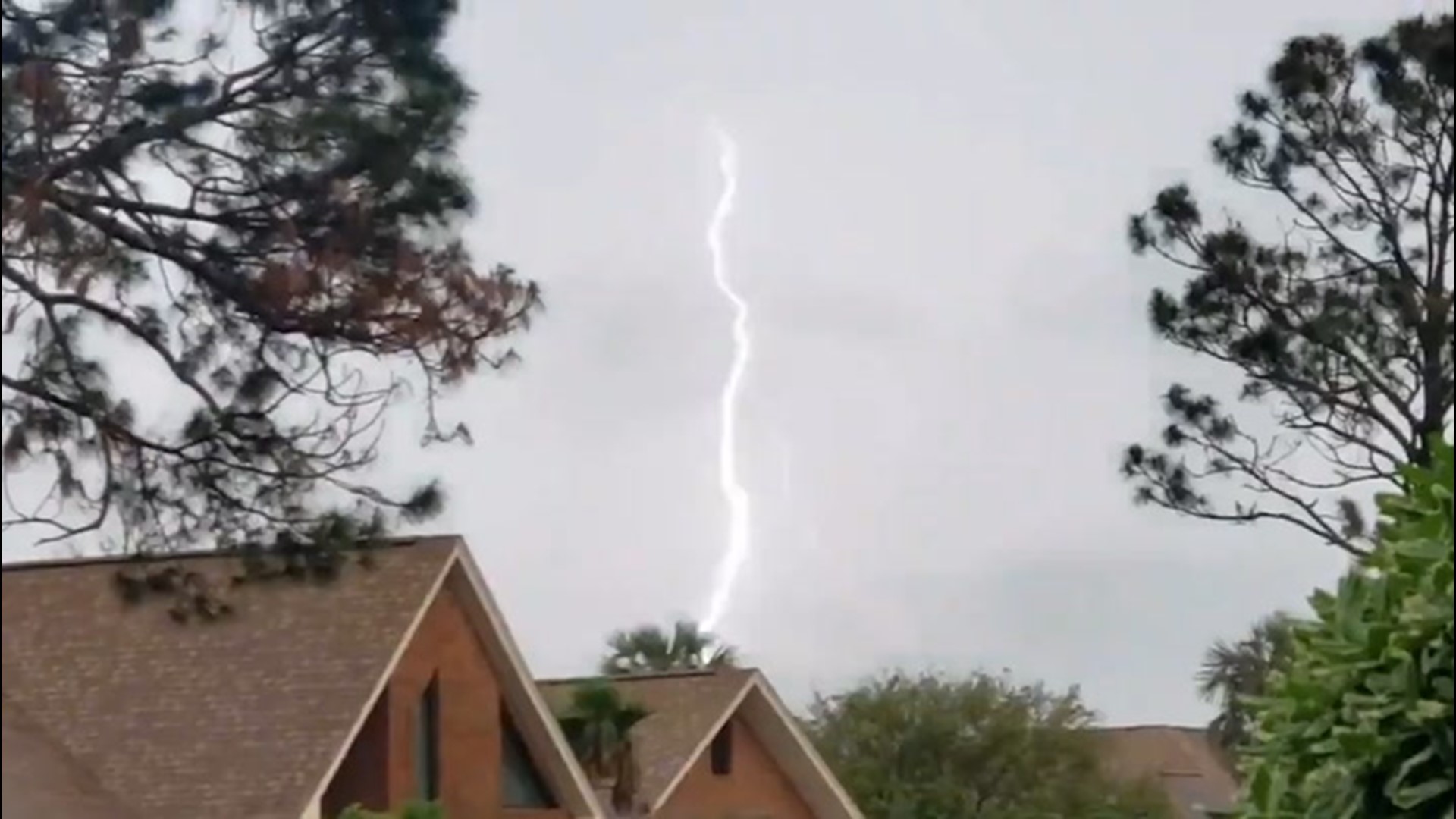 From Louisiana to Florida, rain, wind, lightning and dangerous ocean conditions were the norm this weekend.