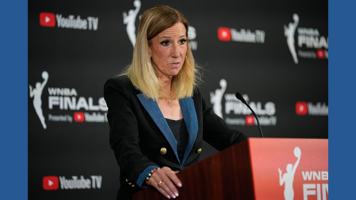 WNBA Commissioner Cathy Engelbert vows to repair player relationships after  criticism by Collier | king5.com