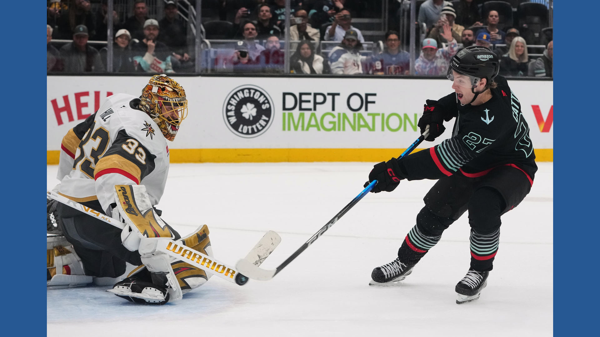 Catton scores game-winner in shootout, Kraken end skid with 4-3 victory ...