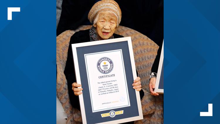 Japanese woman honored by Guinness as oldest person at 116