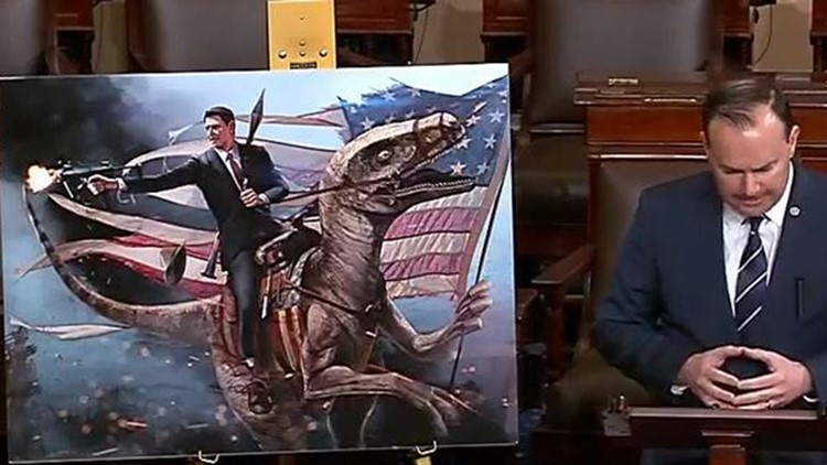 Mike Lee Reagan Velociraptor