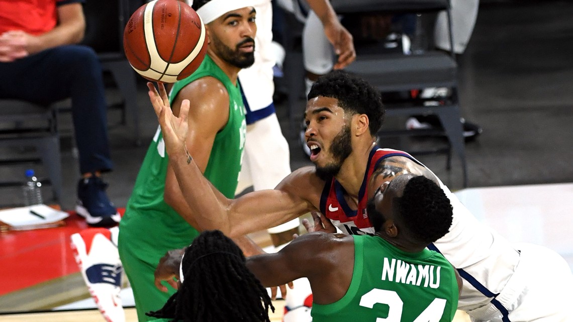 Nigeria Beats Usa 90 87 In Olympic Basketball Tune Up King5 Com