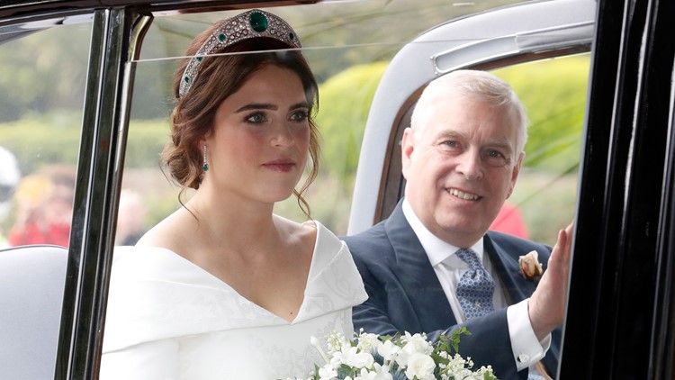 sachin and babi light blue dress Royal wedding 2.0: Princess Eugenie weds beau at Windsor Castle