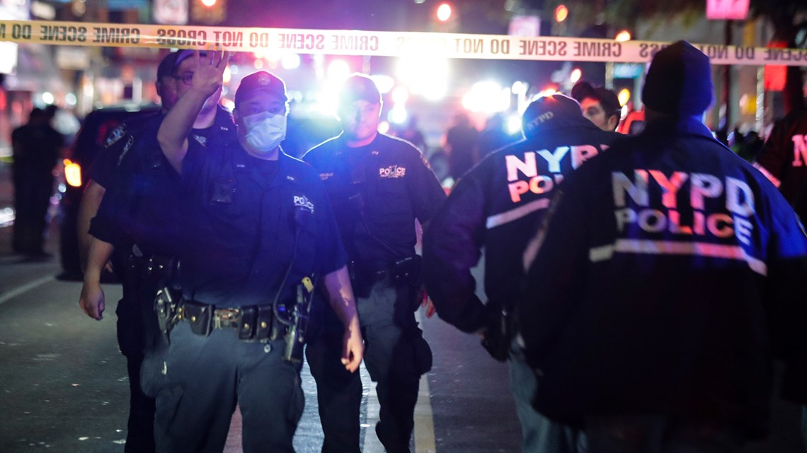 2 NYPD officers shot, 2nd stabbed in Brooklyn hours into curfew