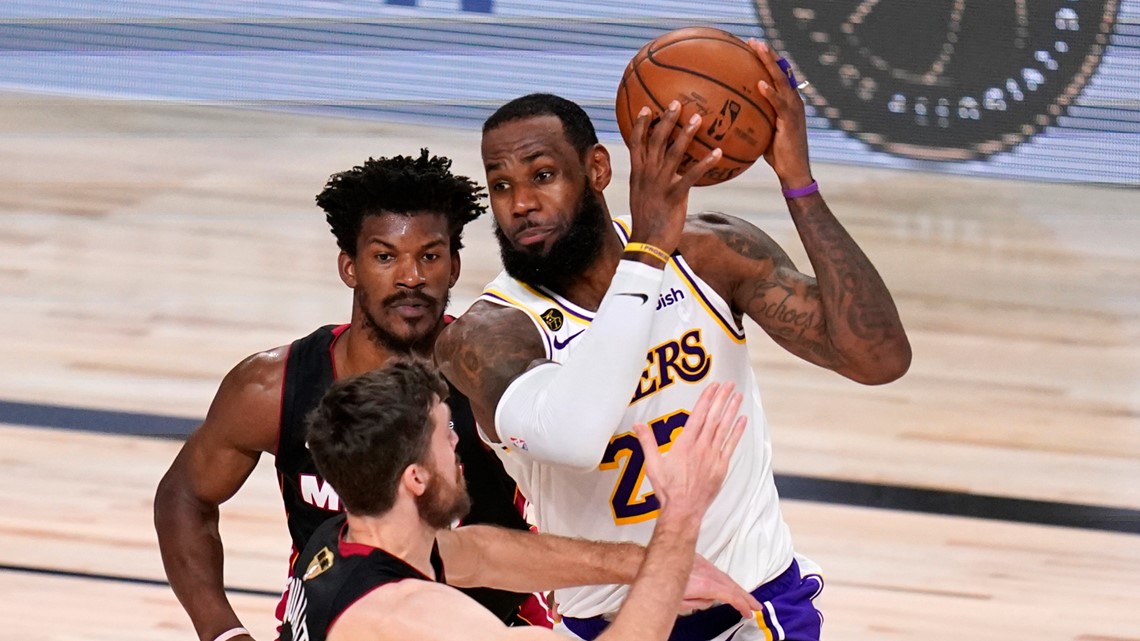 Heat force Game 6, top Lakers to stave off elimination in NBA Finals