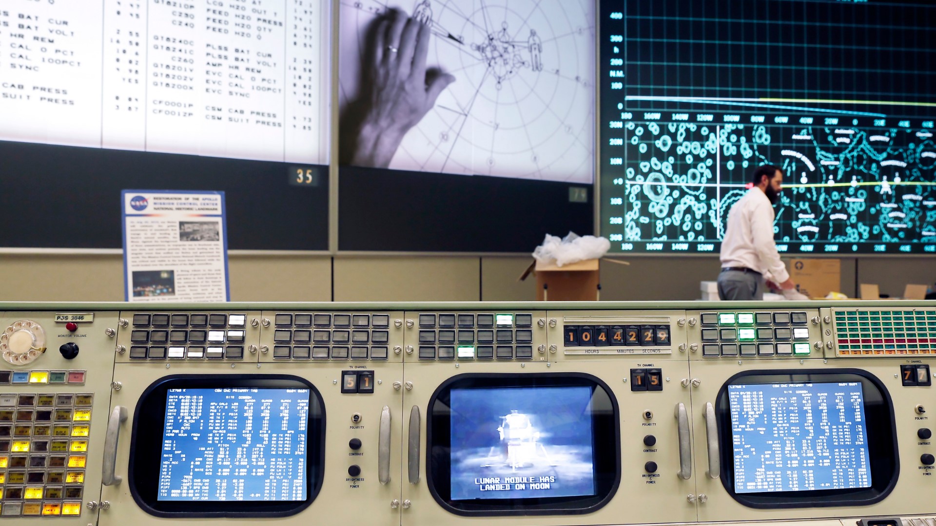 Restored Mission Control comes alive 50 years after Apollo | king5.com