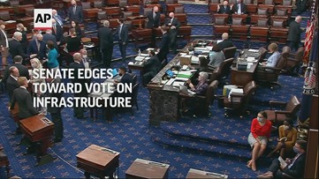 Senate infrastructure talks continue