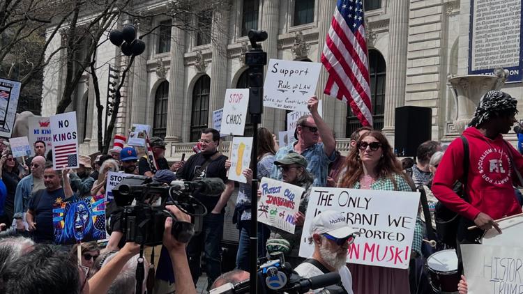 Americans protest against Trump around the U.S. | king5.com