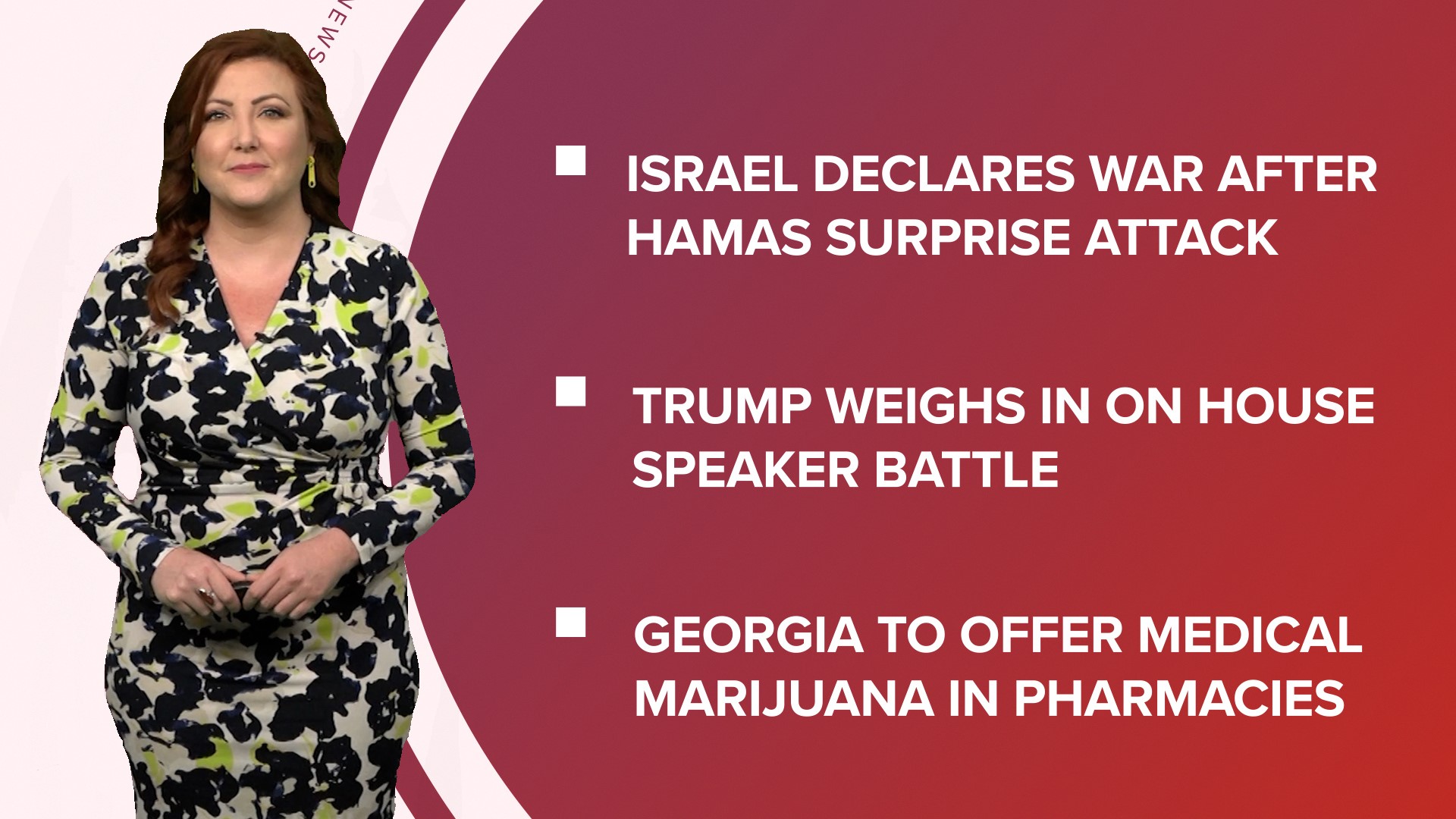 A look at what is happening in the news from the Hamas attack on Israel and the misinformation to the frontrunners for House speaker.