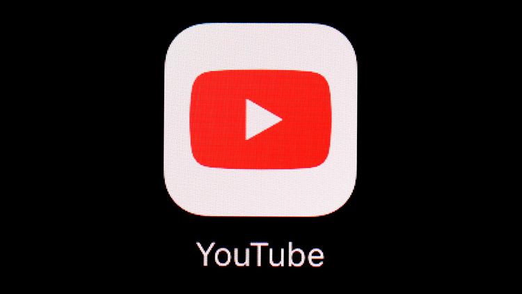 The YouTube app is displayed on an iPad in Baltimore. (AP Photo/Patrick Semansky, File)