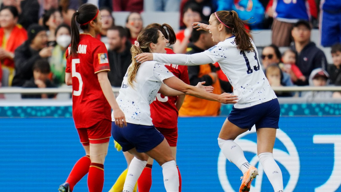 U.S. women's national soccer team starts World Cup with 3-0 win