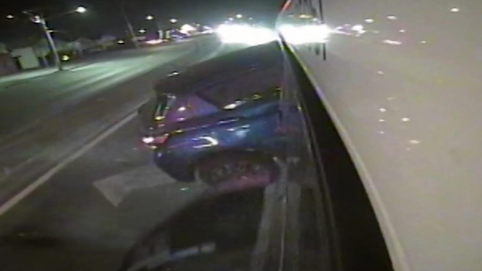 WATCH: Car goes airborne, lands inside moving bus in Australia | king5.com