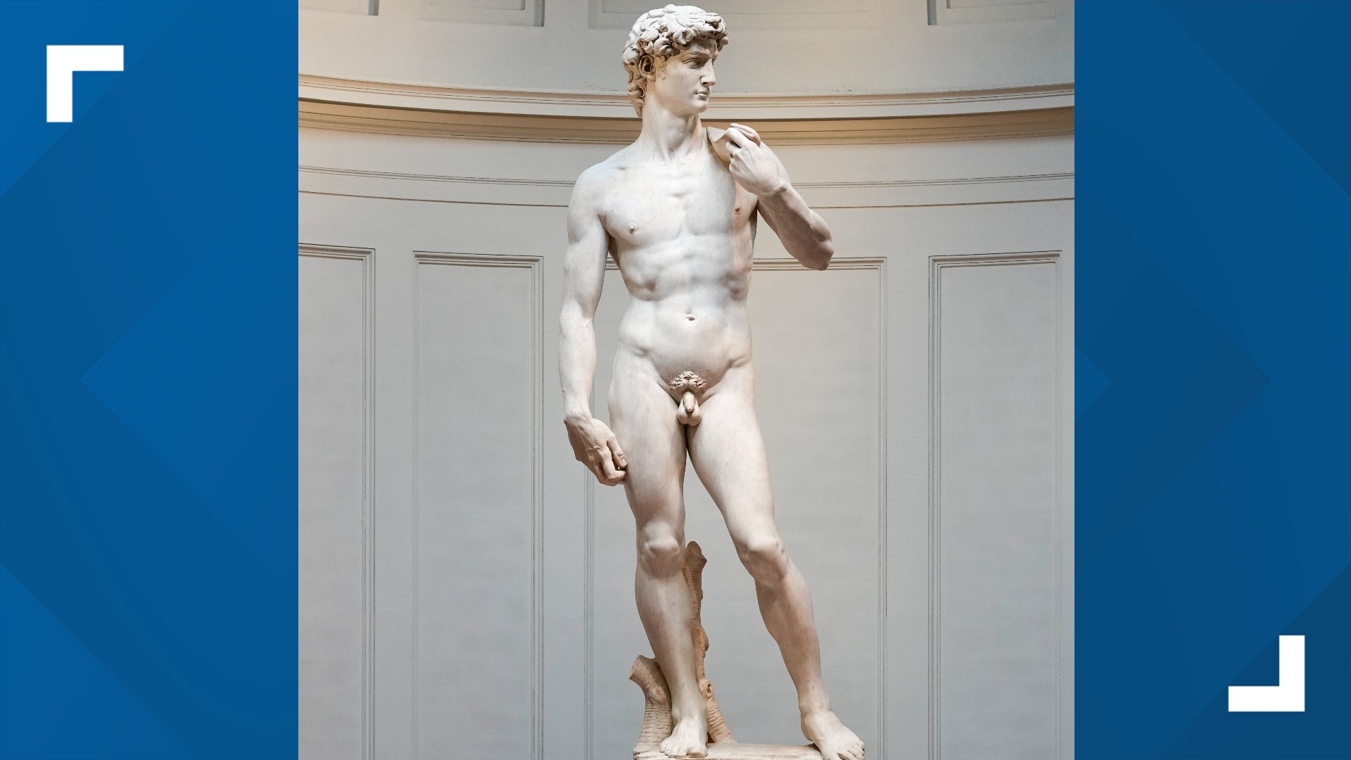 A fight to protect the dignity of Michelangelo's David raises questions  about freedom of expression, image size:1920x1080