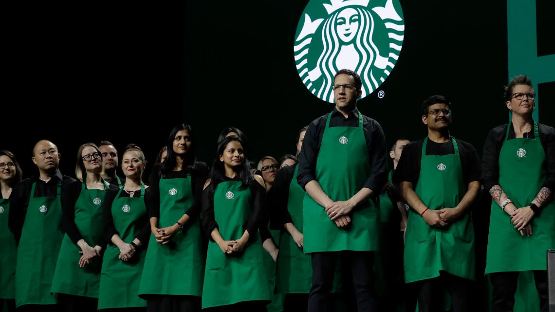 new dress code starbucks is imposing limits on what its baristas can wear under their green aprons. Starting May 12, employees will be required to wear a solid black shirt and khaki, black or New dress code for Starbucks