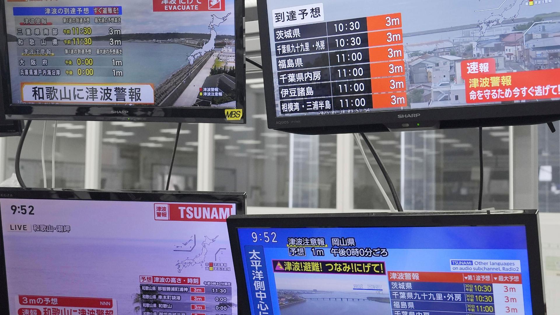 Where did the 2025 tsunami hit
