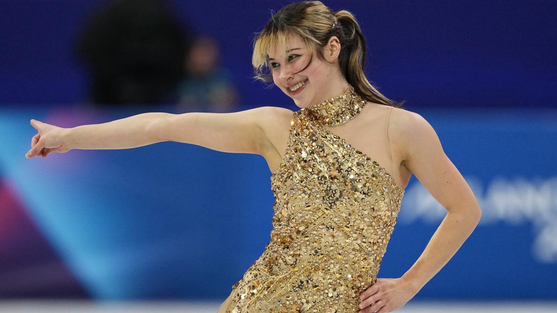 Alysa Liu during the women's figure skating free program at the 2026 Winter Olympics, in Milan, Italy, Thursday, Feb. 19, 2026