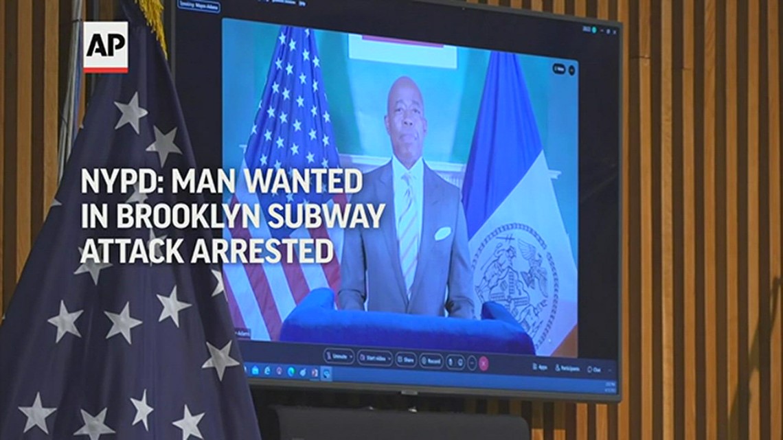 NYPD: Man wanted in Brooklyn subway attack arrested | king5.com