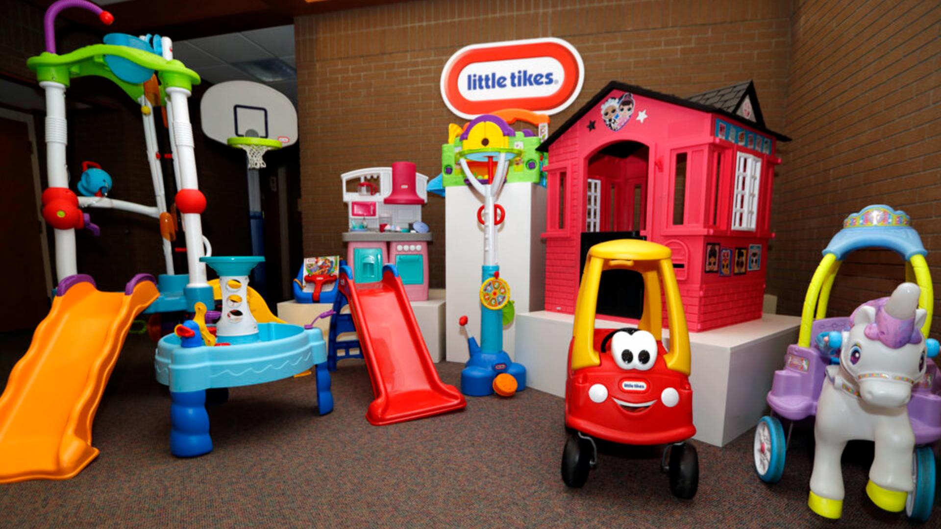 Display Mointed Examples Little Tikes trades classic bright colors for white in new line aimed ...