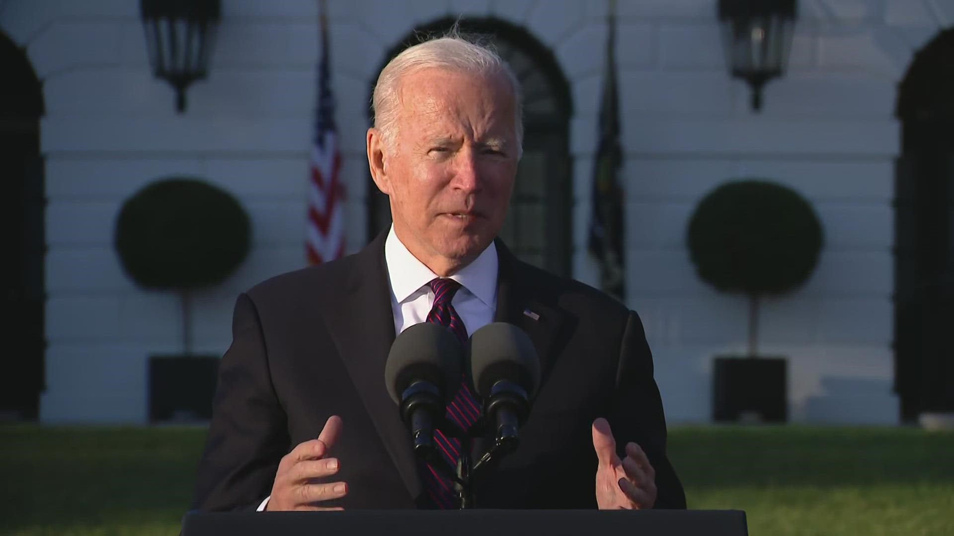 President Joe Biden said Monday that his $1 trillion infrastructure deal is proof Democrats and Republicans can come together and deliver results.