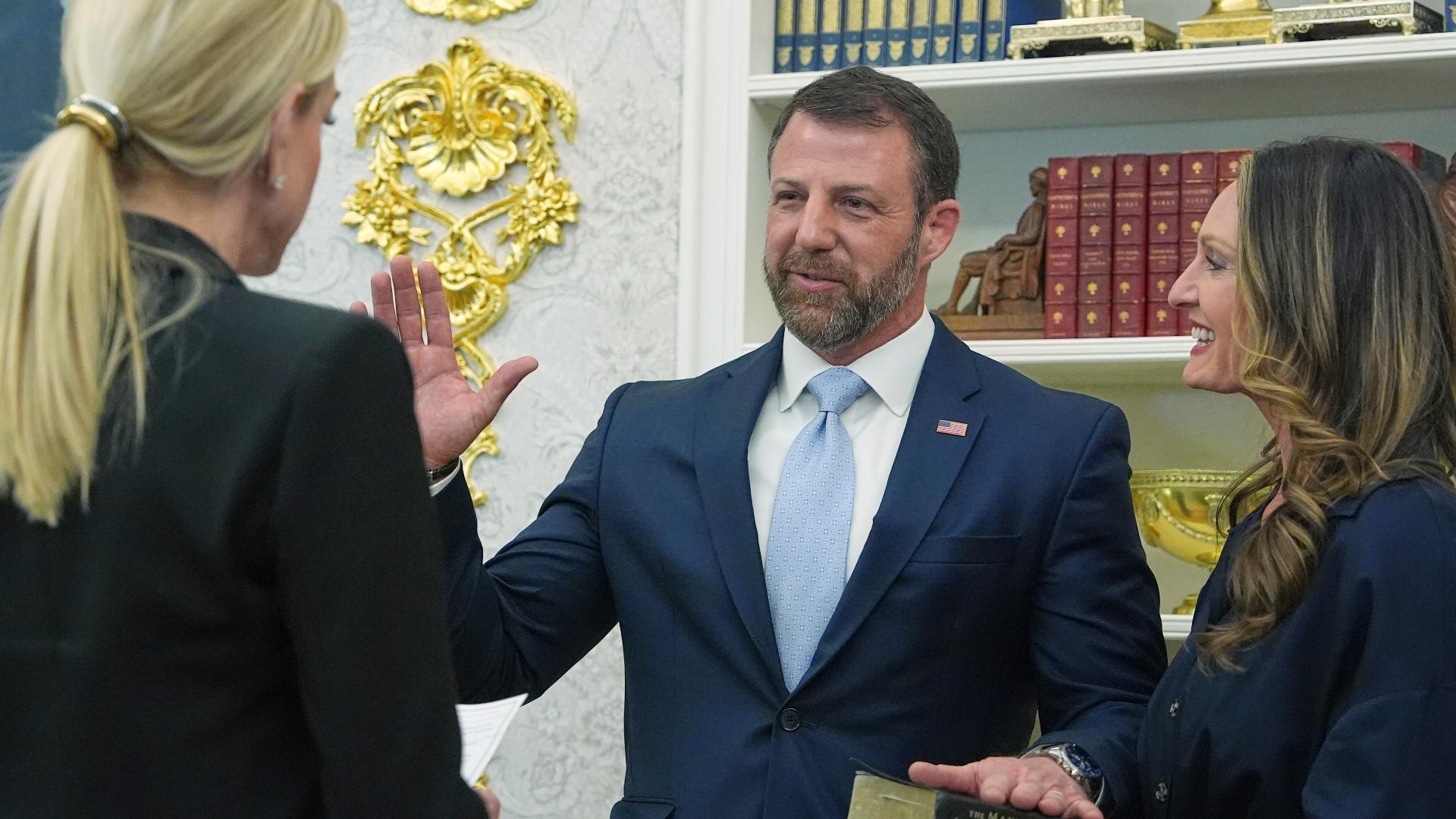 Markwayne Mullin sworn in as Homeland Security secretary | Full ...