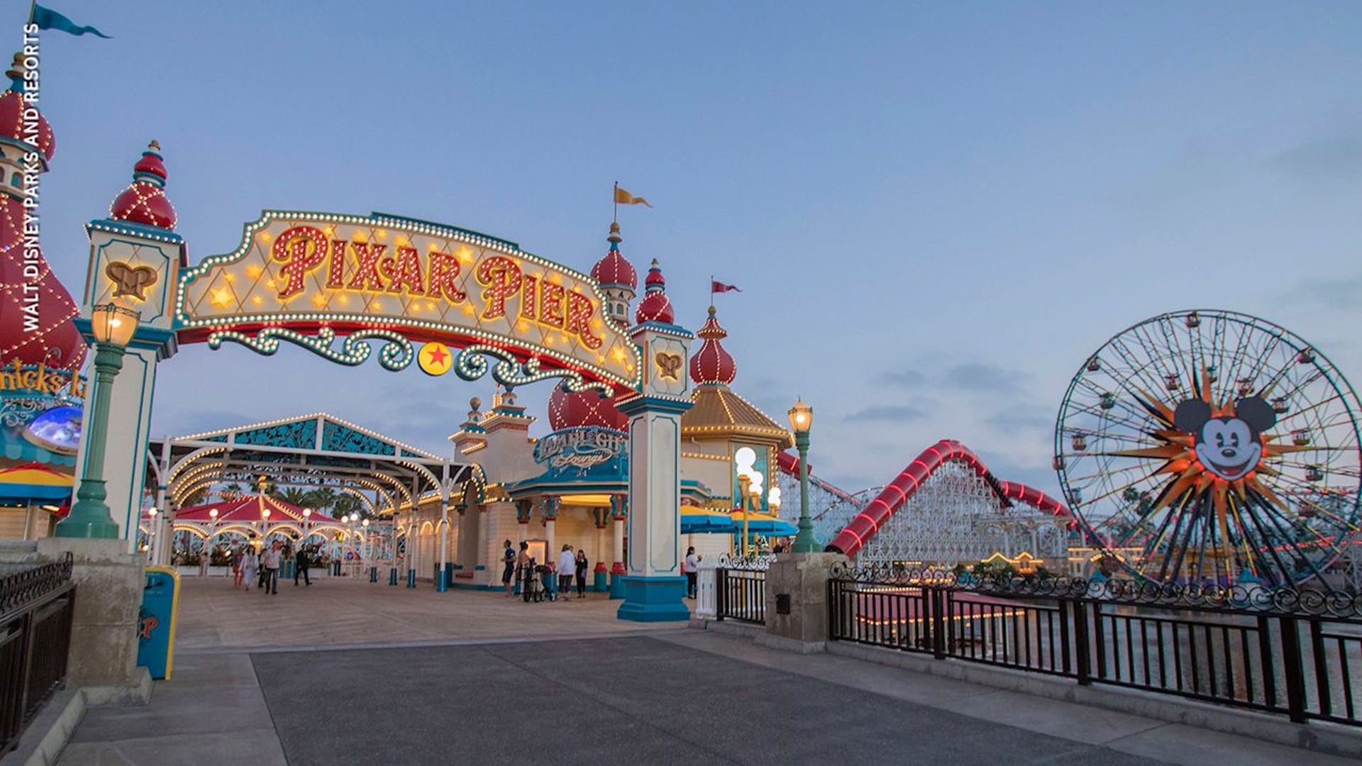 Disneyland S New Pixar Pier Is It Incredible King5 Com - hectors hotel full of disasters huge update roblox