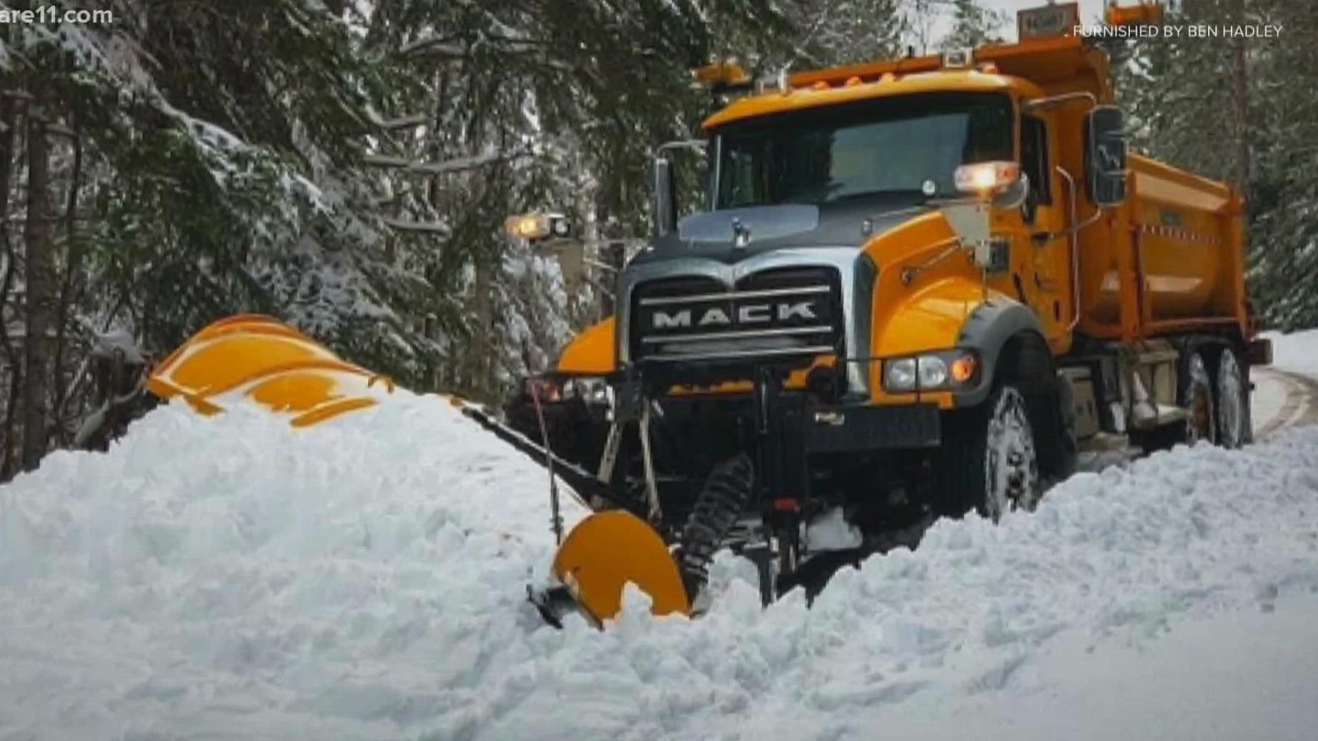 While metro roads appear to be well-covered, rural areas are likely going to struggle to keep up clearing roads.