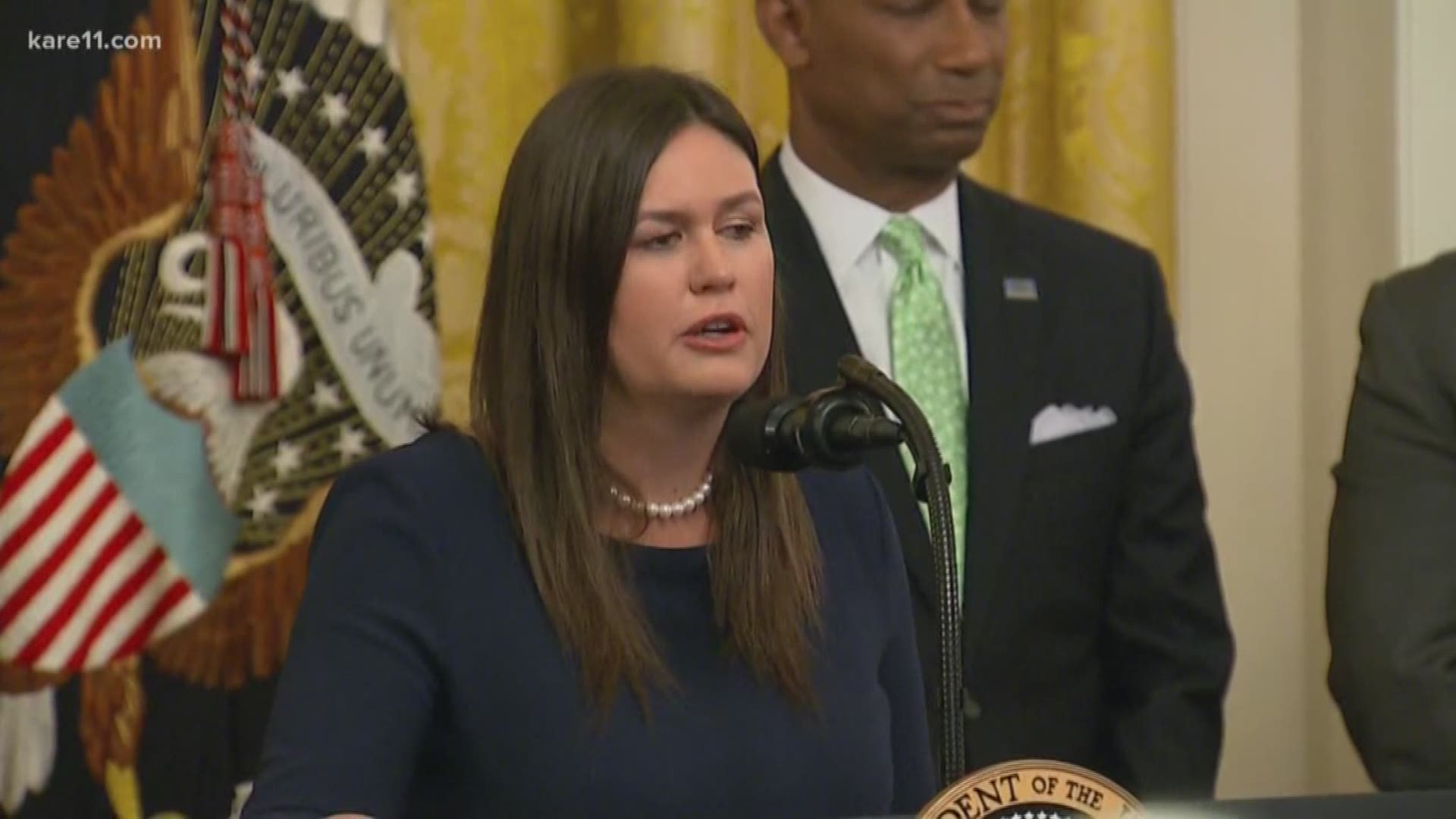 On Thursday, President Trump announced Sarah Huckabee Sanders would be leaving her position as Press Secretary to return home to Arkansas. https://kare11.tv/31Ad2ZZ