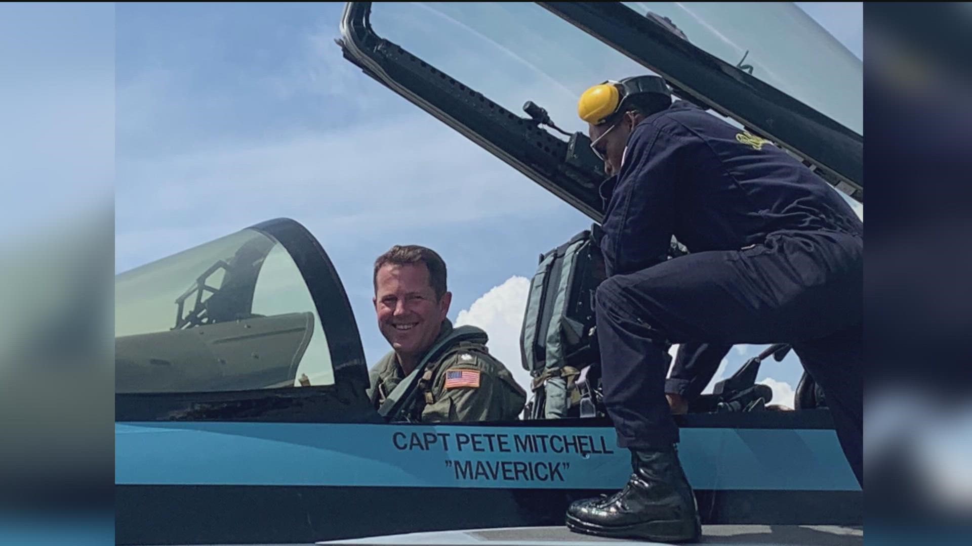 CBS 8 talks to one of the real pilots flying in 'Top Gun: Maverick'