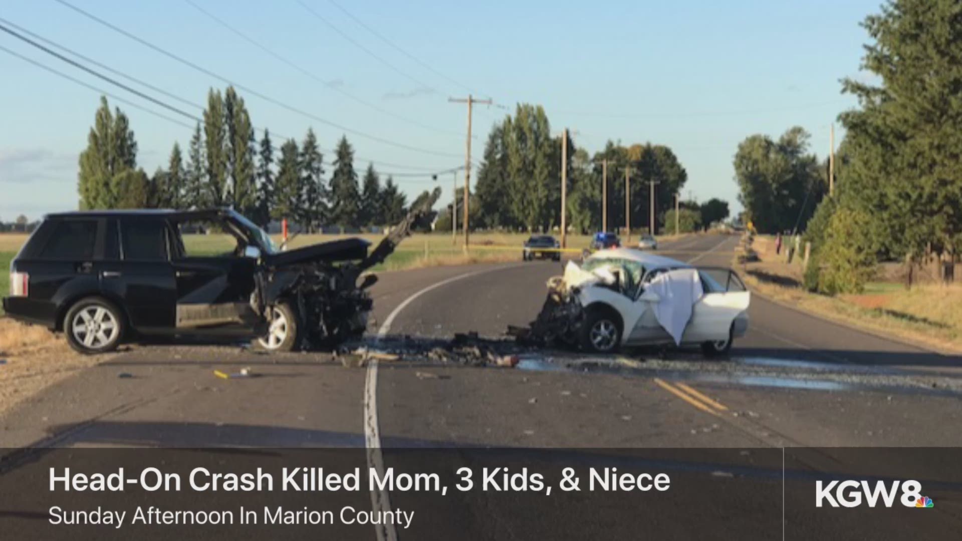 Mother, 4 children killed in crash near Salem; suspect arrested
