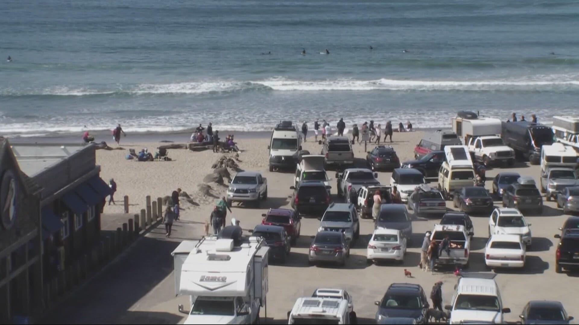 Coastal communities are expecting people to arrive during spring break. As Keely Chalmers reports, last year tourist towns were telling people to stay away but this
