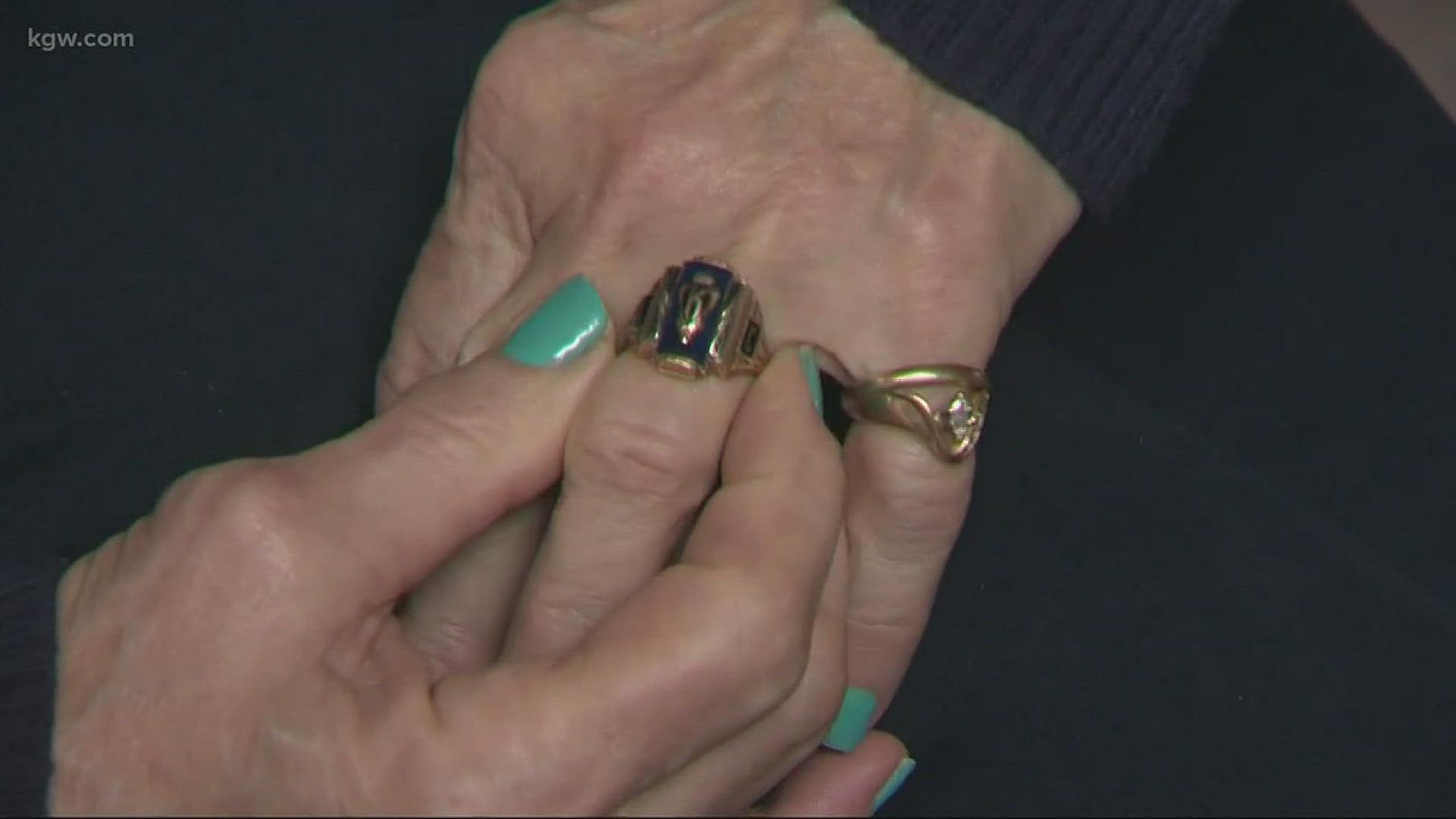 A high school class ring that was stolen and vanished for 20 years, was returned to the overjoyed owner.