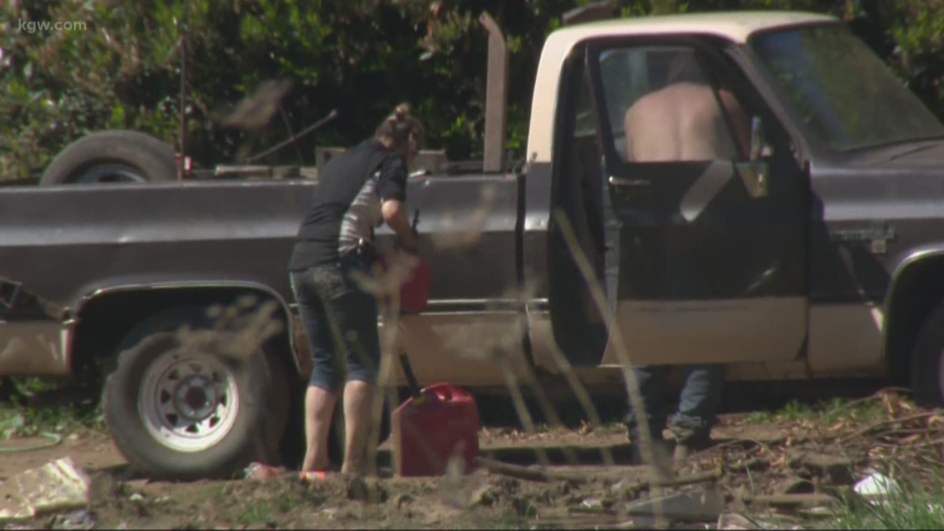 Squatters turned farm and forest land in Clackamas County into a junkyard.