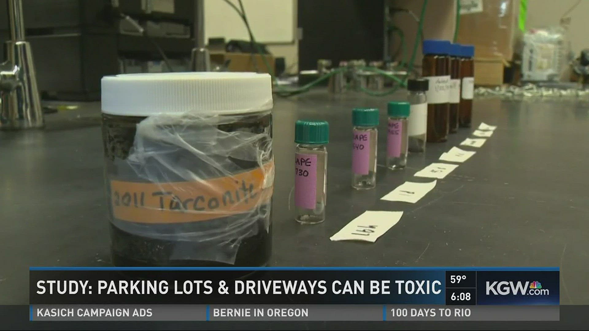 Study: Parking lots and driveways can be toxic