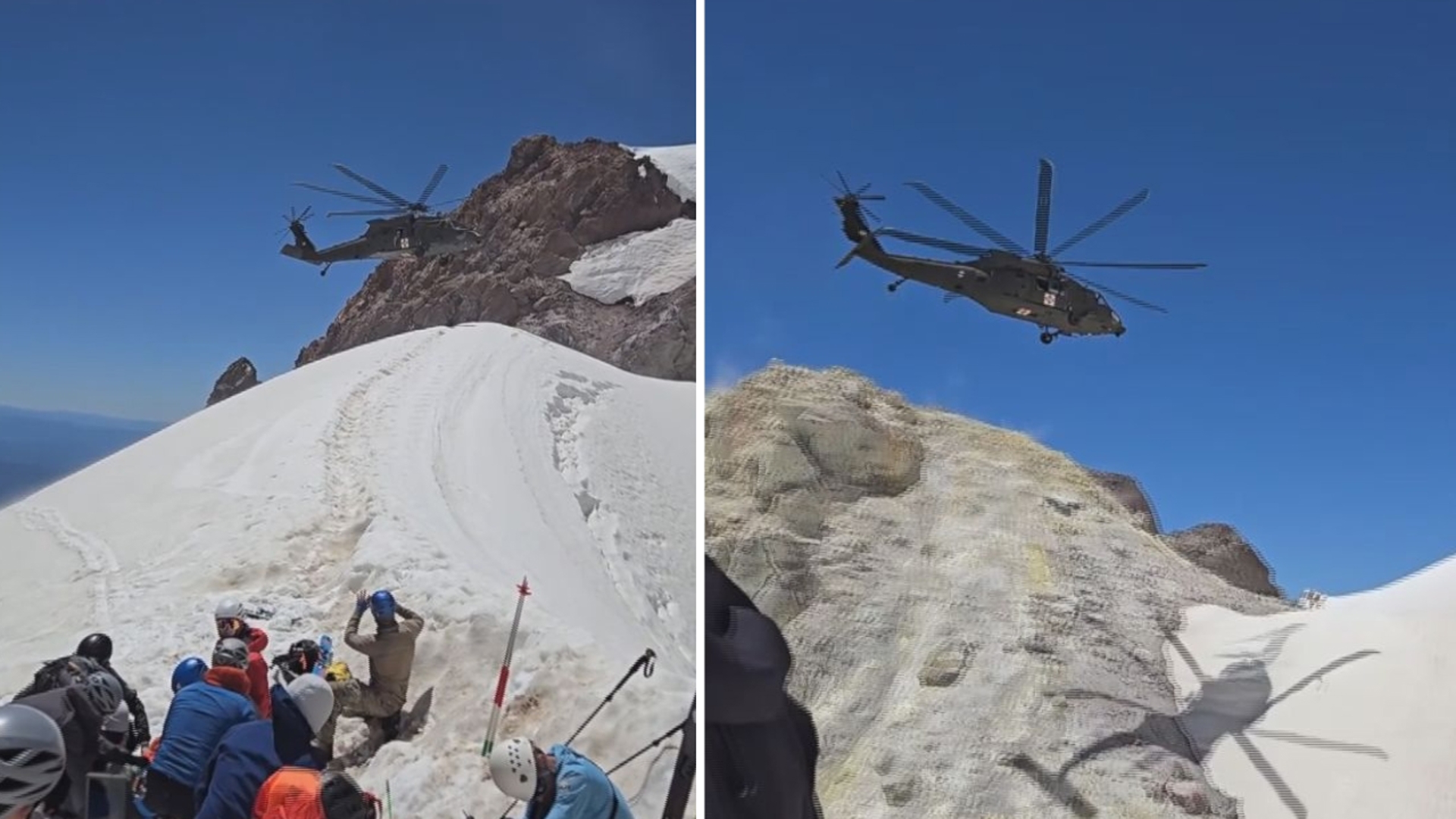 Man airlifted after 700foot fall down Mount Hood