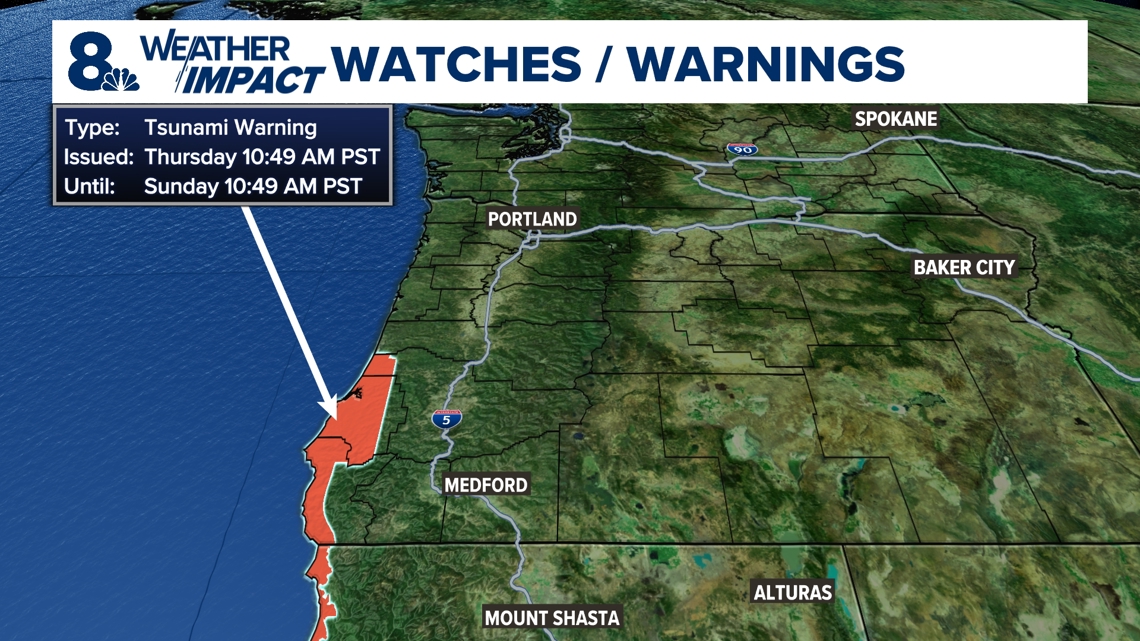 News tsunami warning california