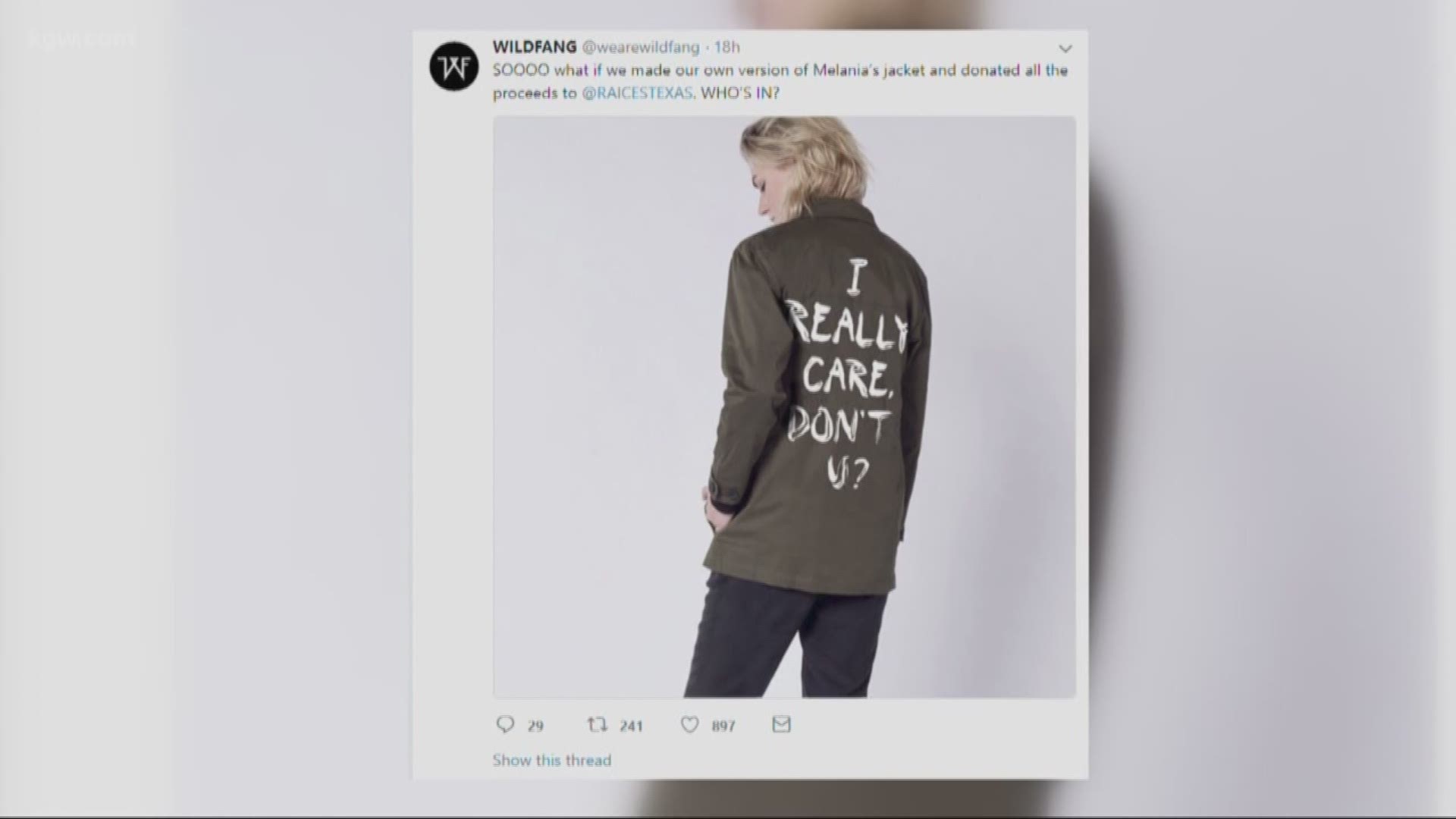 Wildfang responded with a jacket of its own.