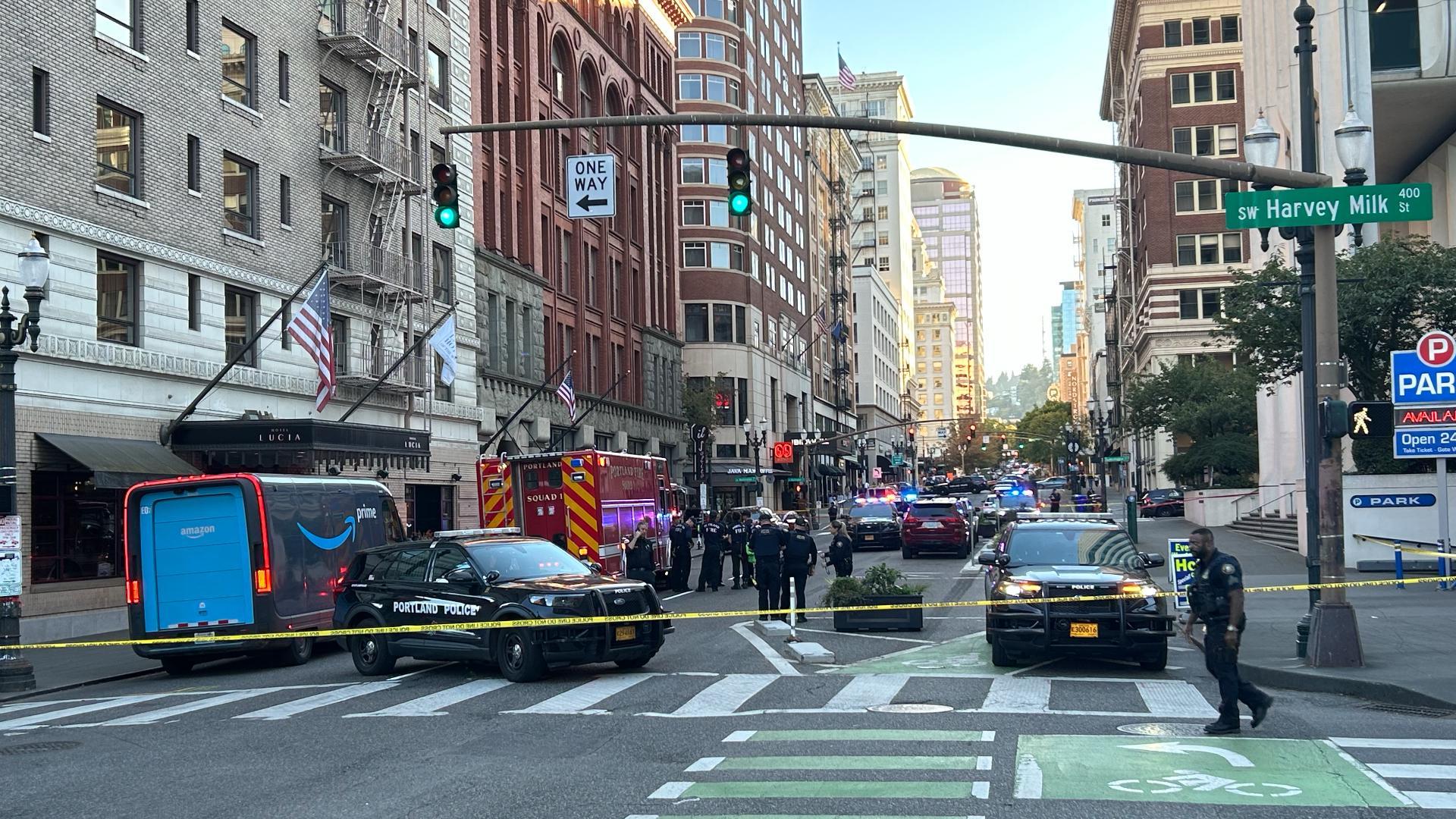 Weather In Portland Suspect dead, 2 hospitalized after box cutter attack in downtown ...