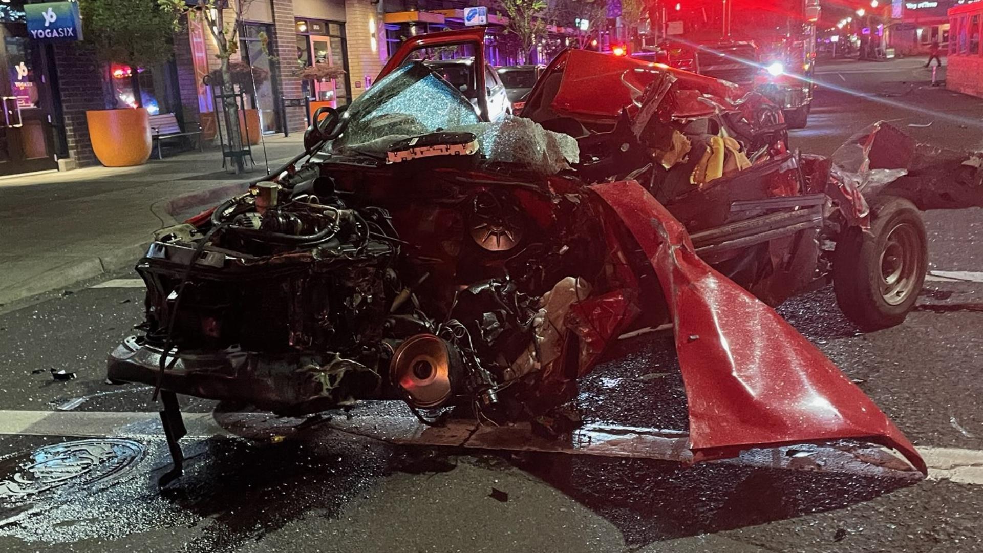 A truck slammed into a Vancouver brewery early Tuesday, injuring the uninsured driver and causing $20K in damage.