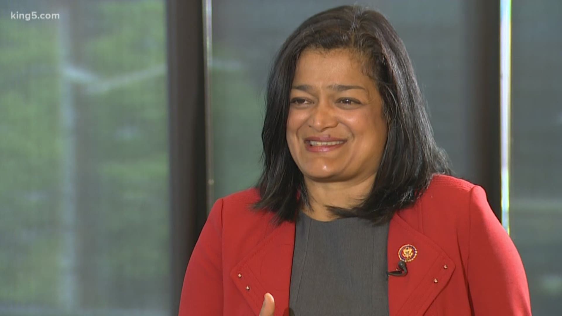 Pramila Jayapal has become a prominent figure in Washington, D.C. during her time in Congress. She sat down with KING 5's Jake Whittenberg for an exclusive interview and discussed the crowded race for the White House in 2020, what she's learned and the response to her speech about her gender non-conforming child.