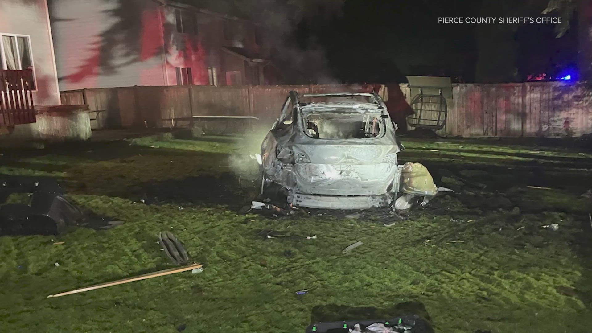 Driver dies after crashing into fence at triple-digit speed in Pierce ...