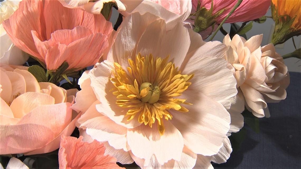 Faux flowers are a budding trend thanks to a Kirkland paper florist