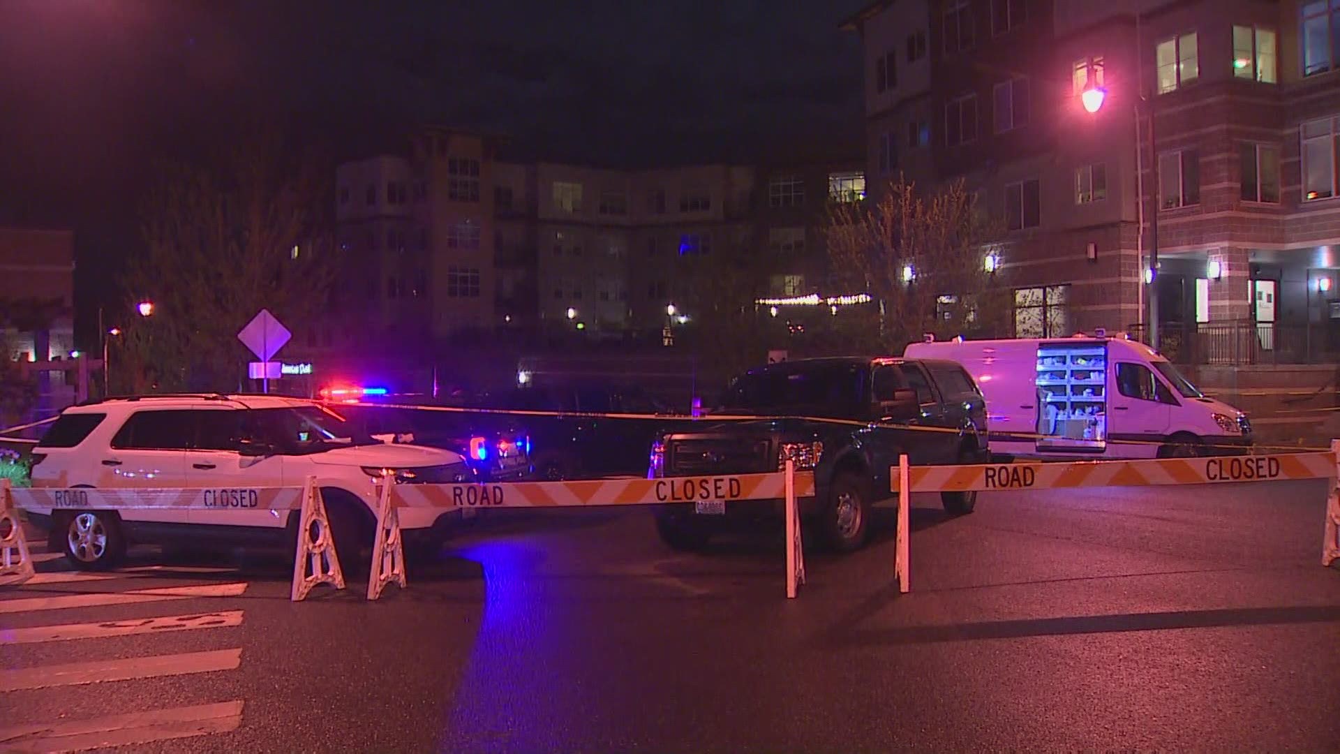 A 29-year-old man is dead after a stabbing outside an apartment building in Bothell. Police said a 25-year-old suspect was taken into custody.