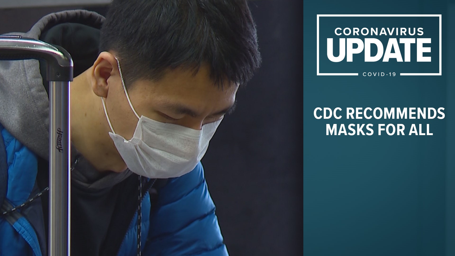 President Trump announced new CDC guidelines that recommend wearing non-medical masks to cover the face in public.