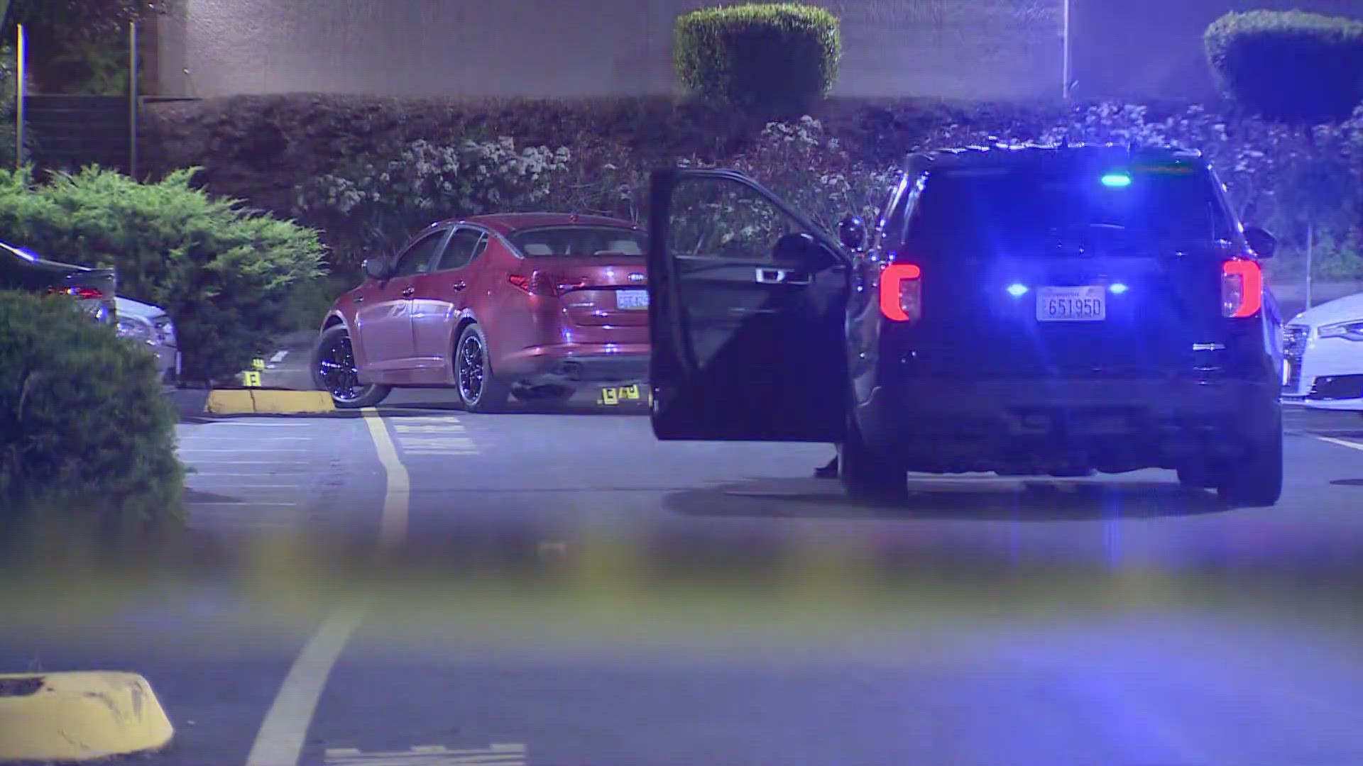 A man shot and killed one man and injured a woman after he alleges they tried to steal his truck at a business complex near Best Western Alderwood