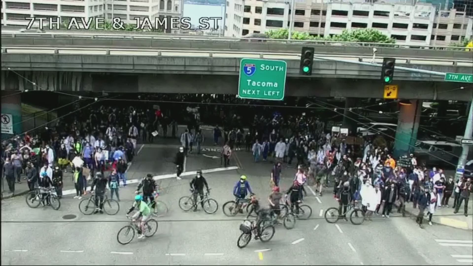 Thousands of healthcare workers march in Seattle in support of Black ...
